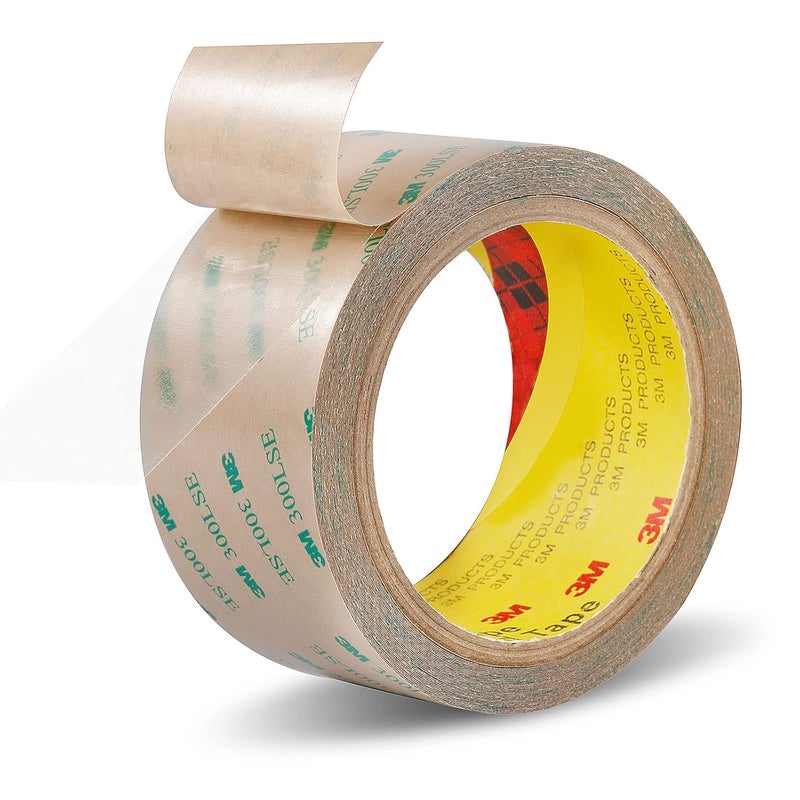 Hasaky 300LSE Double Side Tape Heavy Duty 36ft, Clear Mounting Tape Removable for Scrapbook,Transparent Sticky Tape Picture Hanging Strips - Image 1